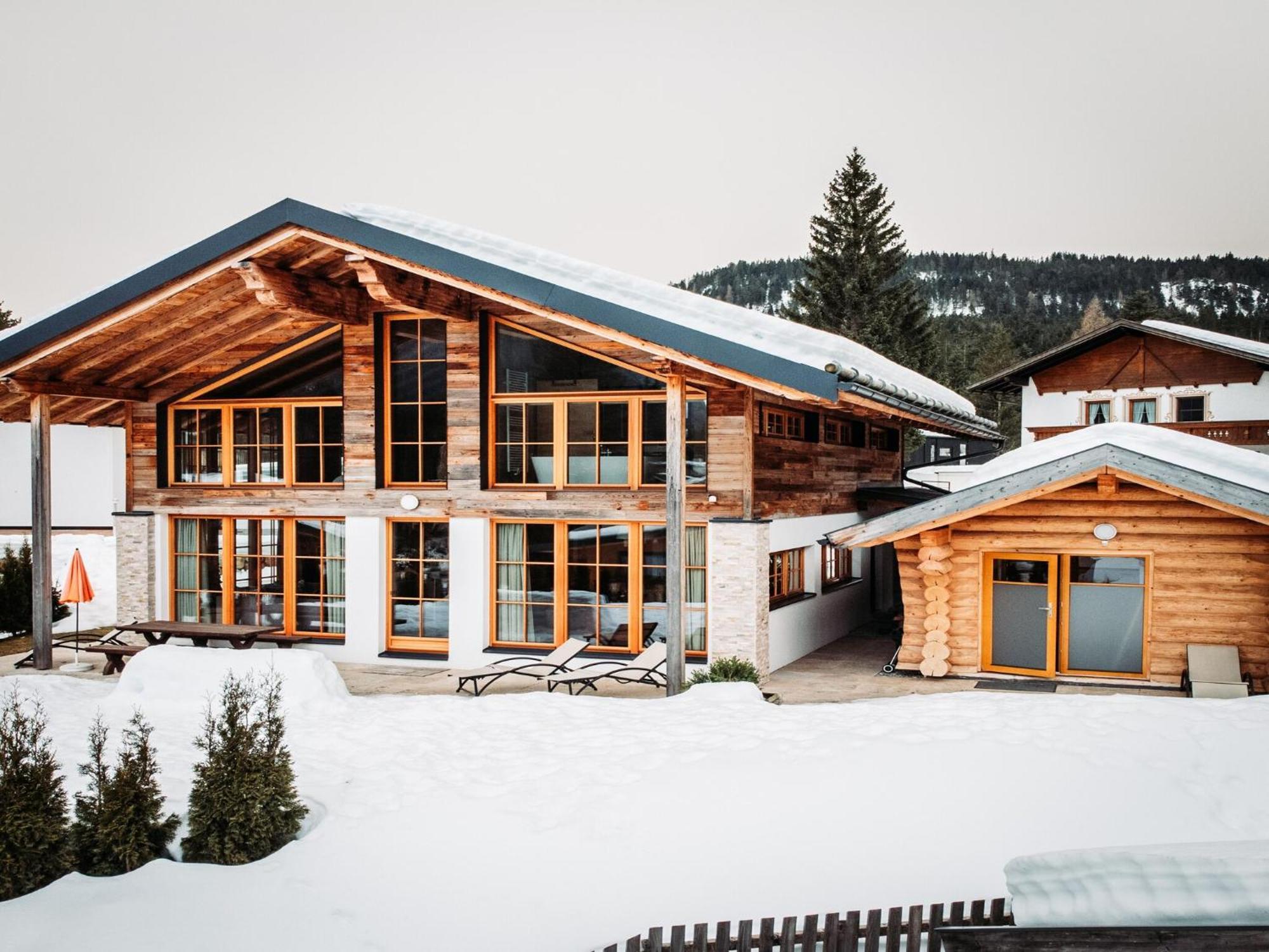 Chalets Im Weidach, Leutasch Kültér fotó