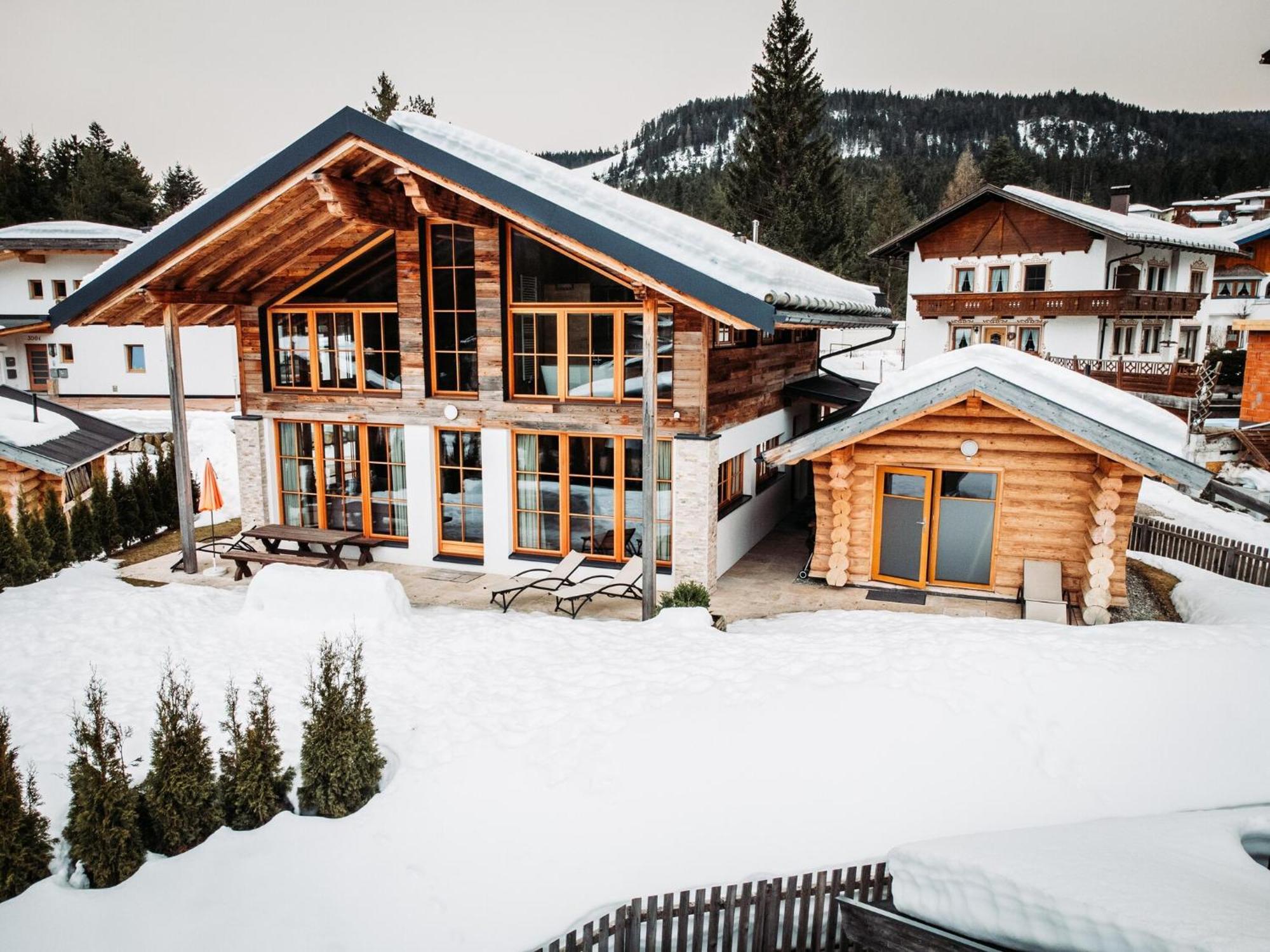 Chalets Im Weidach, Leutasch Kültér fotó