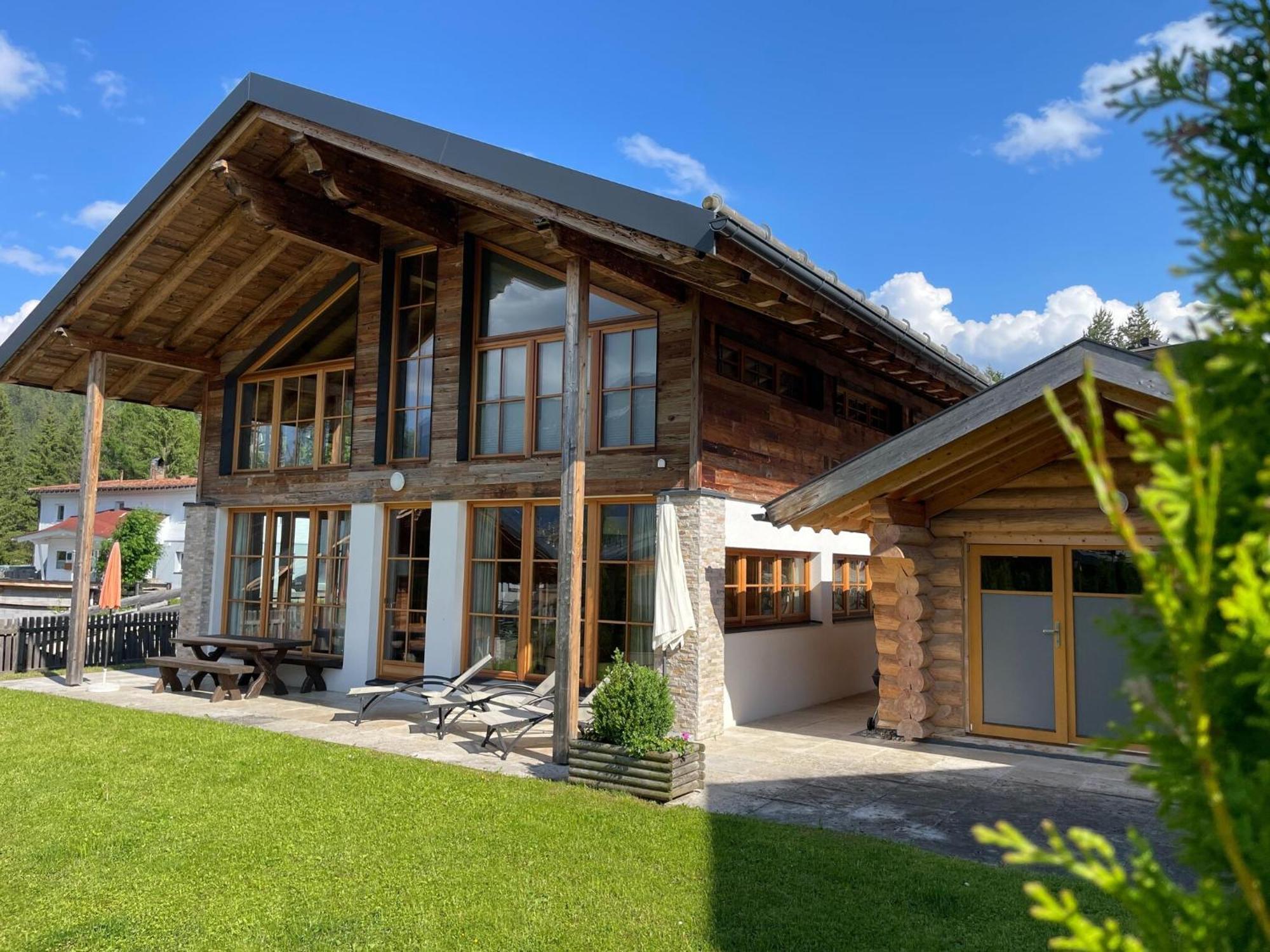 Chalets Im Weidach, Leutasch Kültér fotó